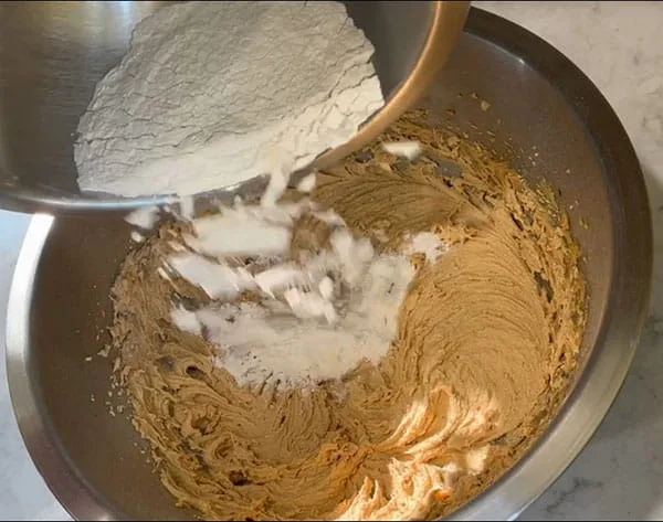 Peanut Butter Thumbprint Cookies Gradually Add Flour Mixture