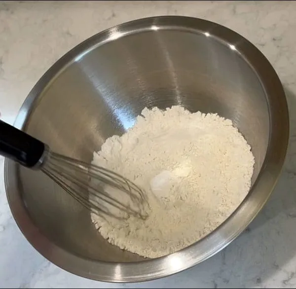 Peanut Butter Thumbprint Cookies Whisk Flour Baking Powder Baking Soda