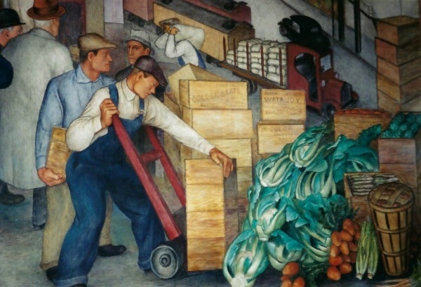Coit Tower Murals City Life Produce Workers Victor Arnautoff 10x36 E