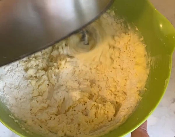 Alternate Flour and Milk into Butter Mixture
