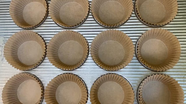 Coffee Cupcakes with Instant Coffee Add Cupcake Liners to Pan