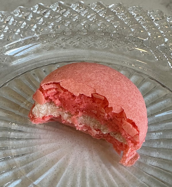 French Macaron with Strawberry Jam Buttercream