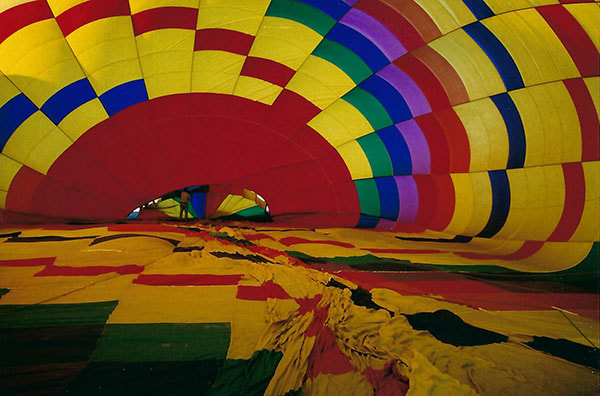 Hot Air Balloon Inside The Balloon Envelope