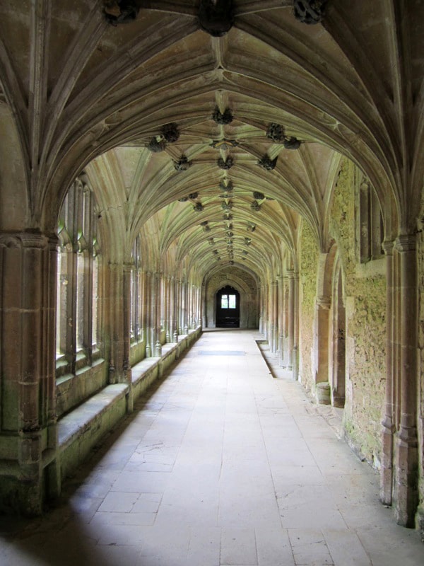 Lacock Abbey England Cloisters Corridor