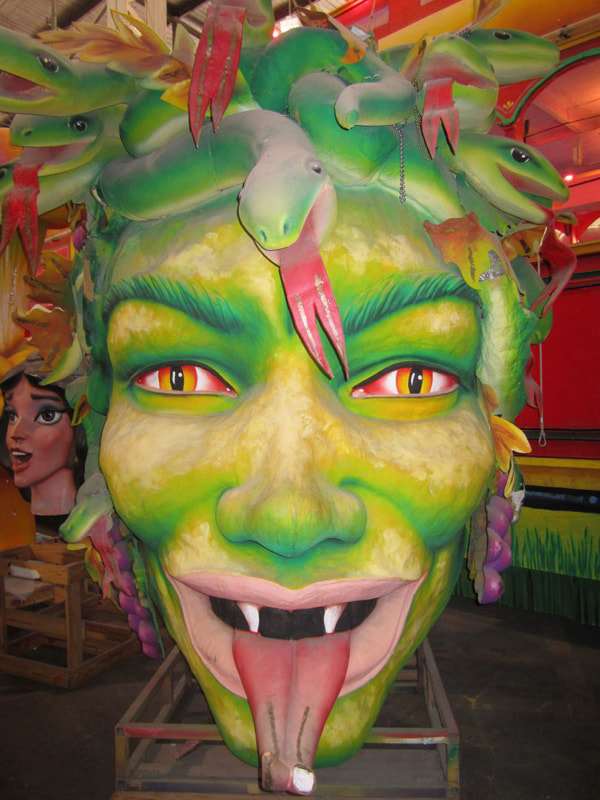 Mardi Gras World Medusa