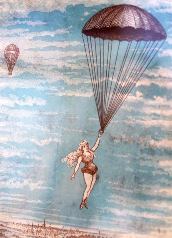 Marie-Merton-Jumps-from-Balloon-with-Parachute