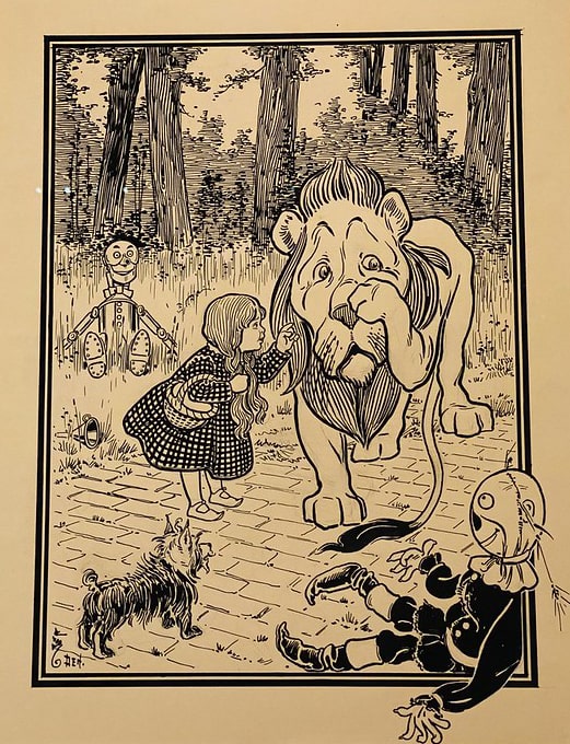 New York Public Library Treasures The Wonderful Wizard of Oz Cowardly Lion