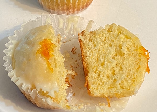 Orange Muffins with Glaze