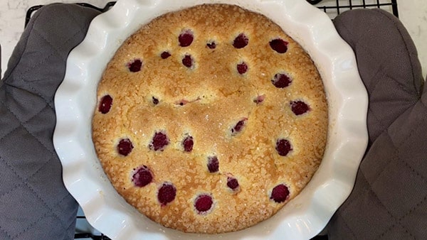 Raspberry Buttermilk Cake Cool to Room Temperature