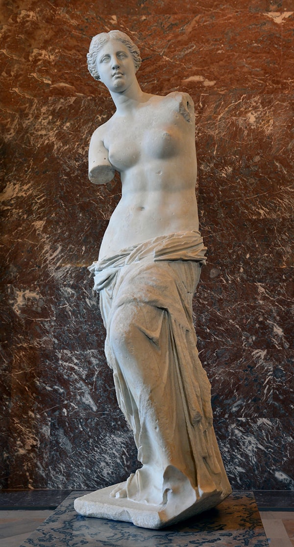 Venus de Milo Front the Louvre