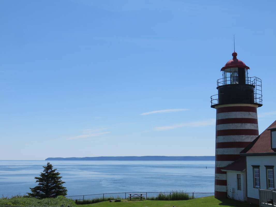 The view at West Quoddy Head Lighthouse